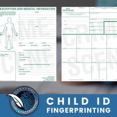 CHILD ID FINGERPRINTING